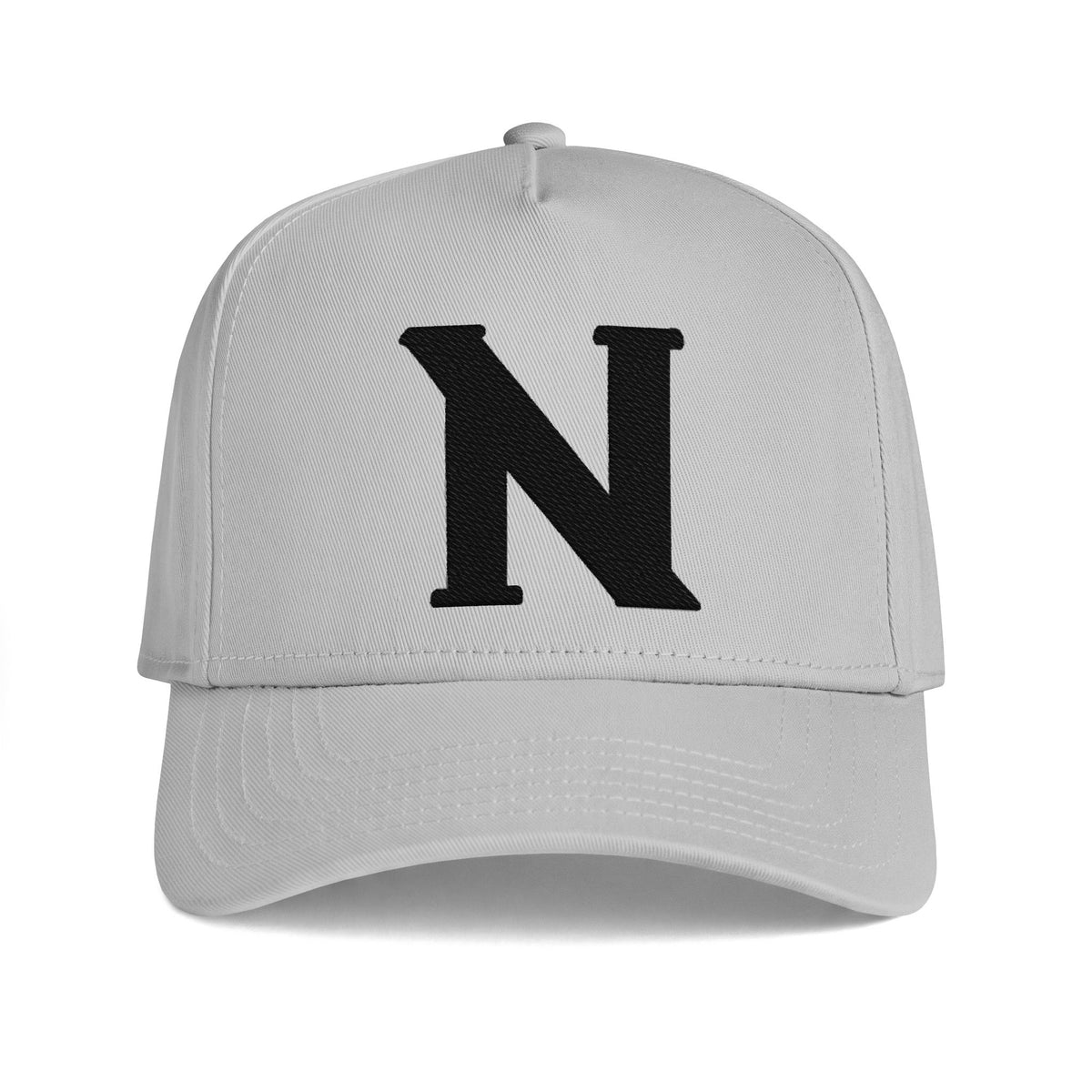 Monogram 'N' Baseball Cap — Minimal Embroidered Initial Hat