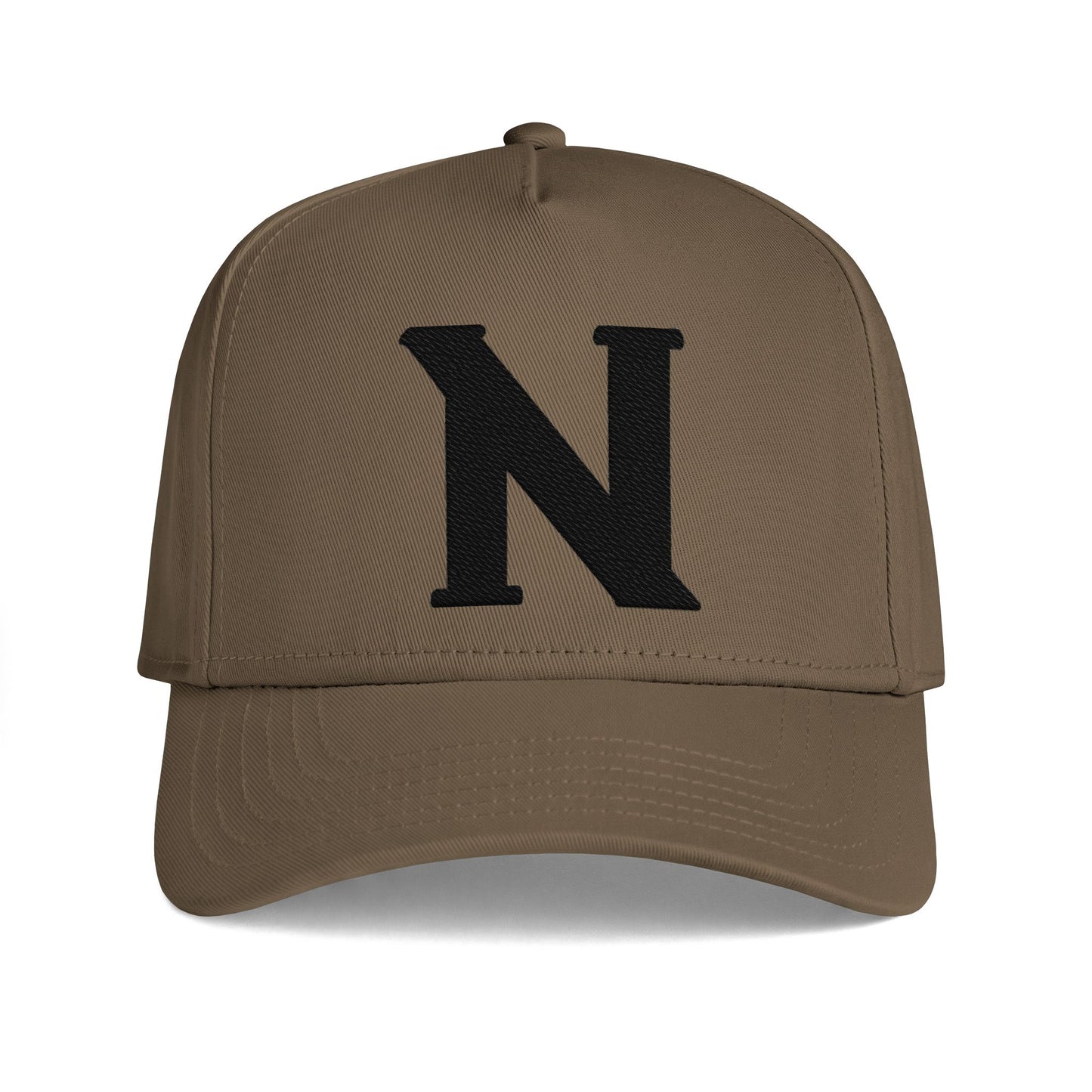 Monogram 'N' Baseball Cap — Minimal Embroidered Initial Hat