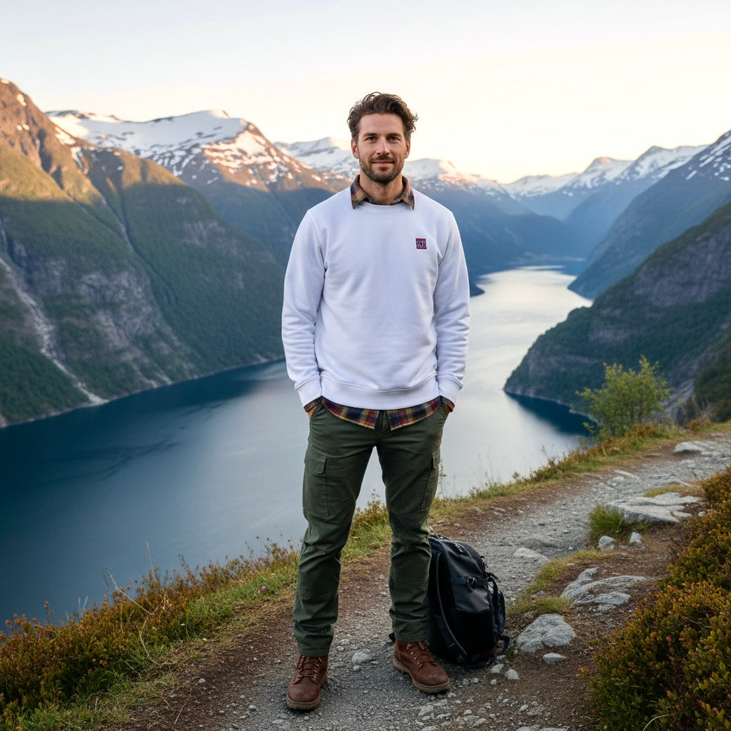 Nordkapp Crew Jumper White