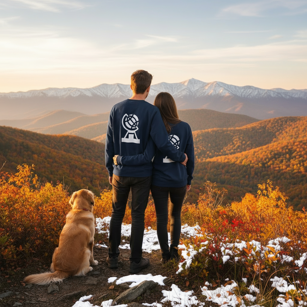 Keep Moving North Crew Jumper