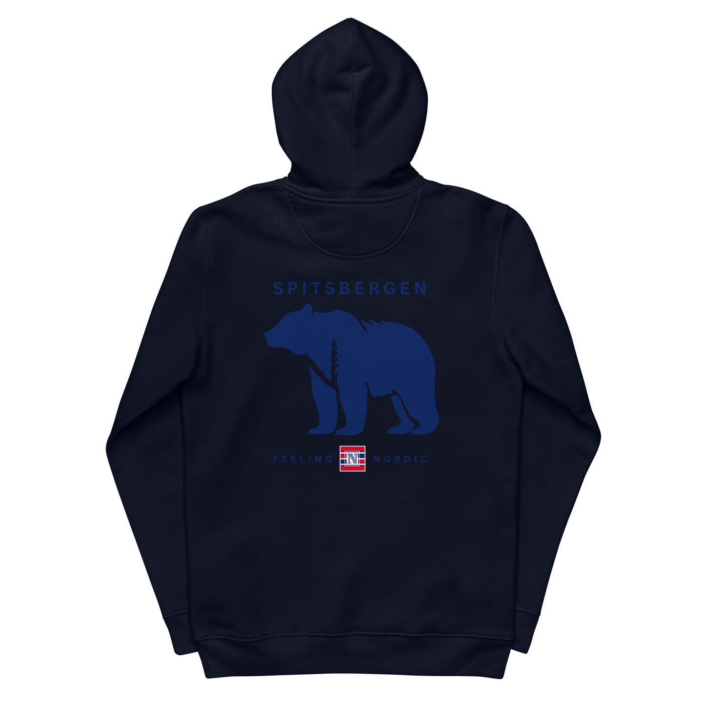 Spitsbergen Isbjørn Hoodie Navy