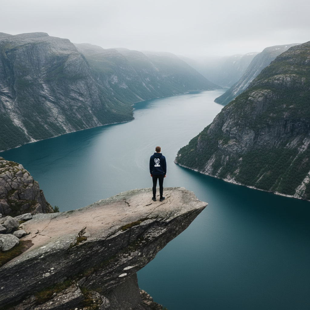 Keep Moving North Compass Hoodie